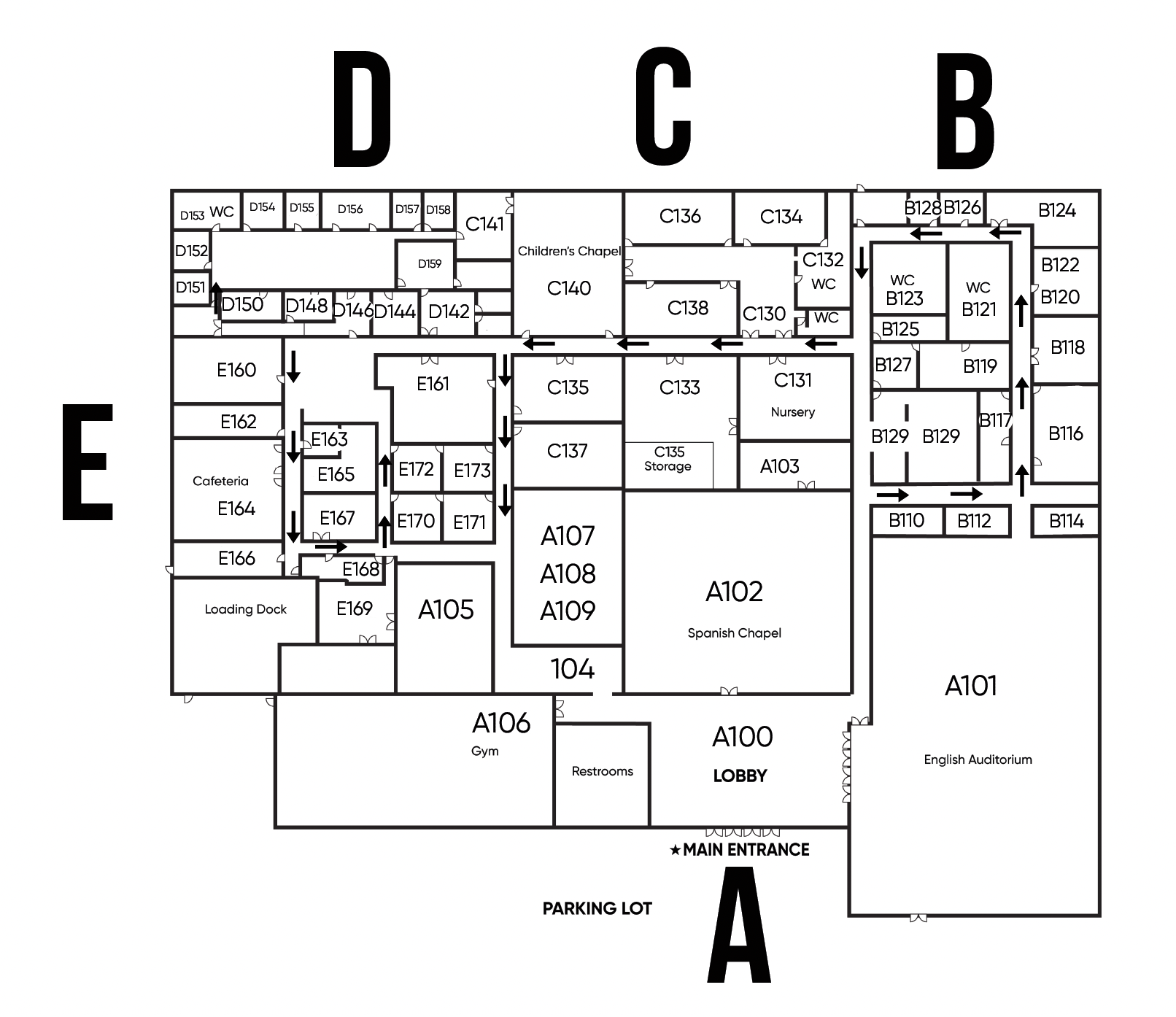 2026 Essentials Room Map